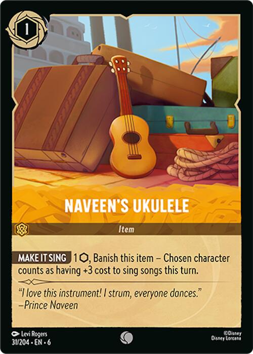 Naveen's Ukulele (31/204) [Azurite Sea] | Black Swamp Games