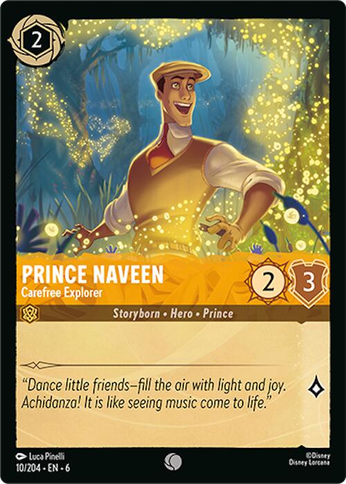 Prince Naveen - Carefree Explorer (10/204) [Azurite Sea] | Black Swamp Games