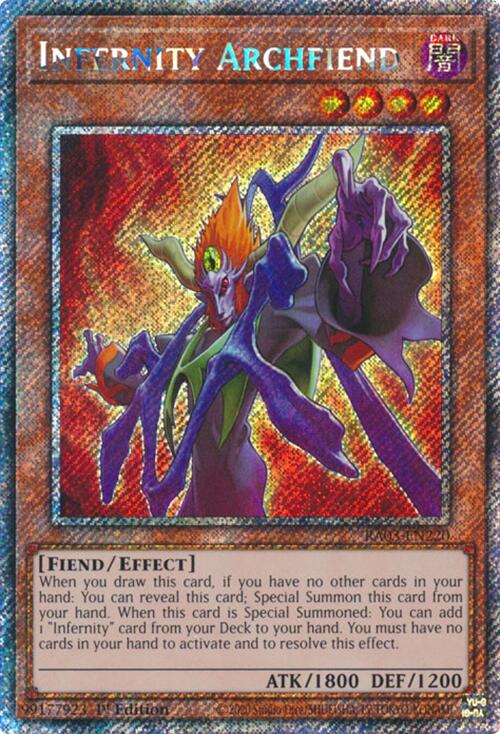 Infernity Archfiend (Platinum Secret Rare) [RA03-EN220] Platinum Secret Rare | Black Swamp Games