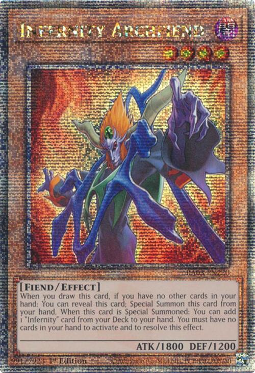 Infernity Archfiend (Quarter Century Secret Rare) [RA03-EN220] Quarter Century Secret Rare | Black Swamp Games