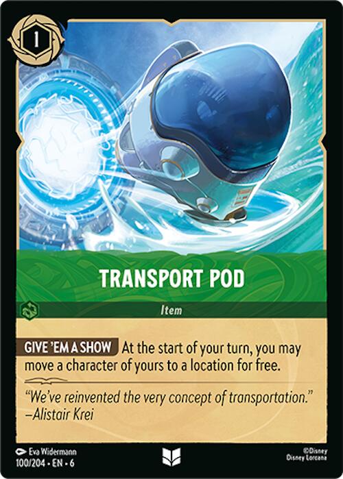 Transport Pod (100/204) [Azurite Sea] | Black Swamp Games