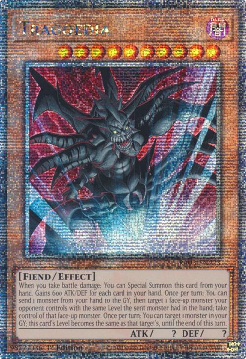 Tragoedia (Quarter Century Secret Rare) [RA03-EN223] Quarter Century Secret Rare | Black Swamp Games