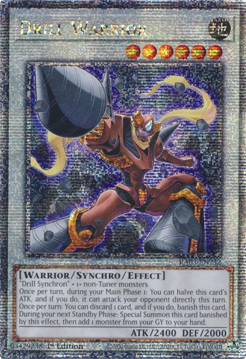 Drill Warrior (Quarter Century Secret Rare) [RA03-EN232] Quarter Century Secret Rare | Black Swamp Games