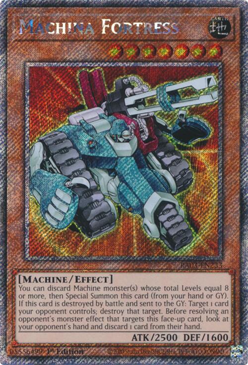 Machina Fortress (Platinum Secret Rare) [RA03-EN233] Platinum Secret Rare | Black Swamp Games