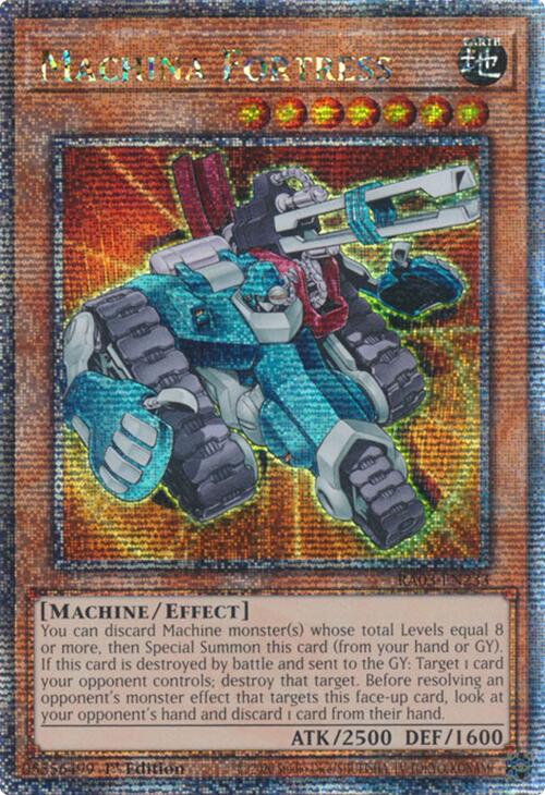 Machina Fortress (Quarter Century Secret Rare) [RA03-EN233] Quarter Century Secret Rare | Black Swamp Games