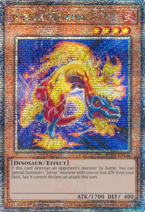 Jurrac Guaiba (Quarter Century Secret Rare) [RA03-EN242] Quarter Century Secret Rare | Black Swamp Games
