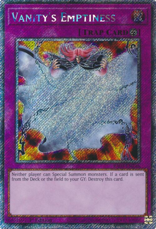 Vanity's Emptiness (Platinum Secret Rare) [RA03-EN246] Platinum Secret Rare | Black Swamp Games