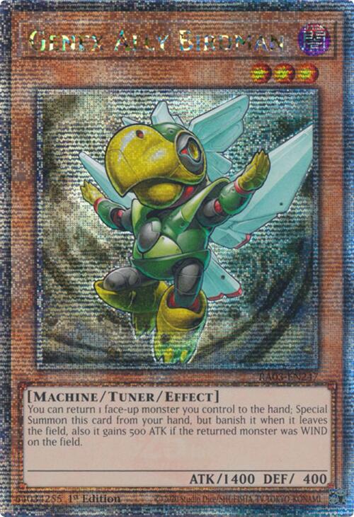 Genex Ally Birdman (Quarter Century Secret Rare) [RA03-EN247] Quarter Century Secret Rare | Black Swamp Games