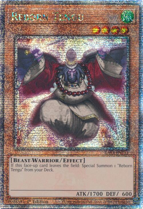 Reborn Tengu (Quarter Century Secret Rare) [RA03-EN251] Quarter Century Secret Rare | Black Swamp Games