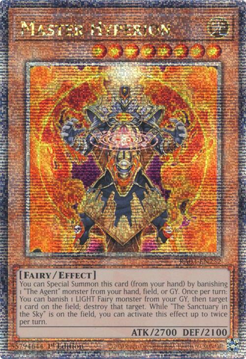 Master Hyperion (Quarter Century Secret Rare) [RA03-EN252] Quarter Century Secret Rare | Black Swamp Games