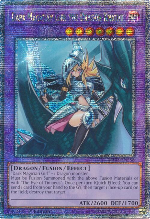 Dark Magician Girl the Dragon Knight (Quarter Century Secret Rare) [RA03-EN258] Quarter Century Secret Rare | Black Swamp Games