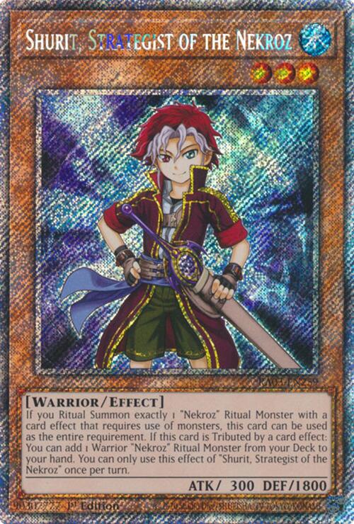 Shurit, Strategist of the Nekroz (Platinum Secret Rare) [RA03-EN259] Platinum Secret Rare | Black Swamp Games