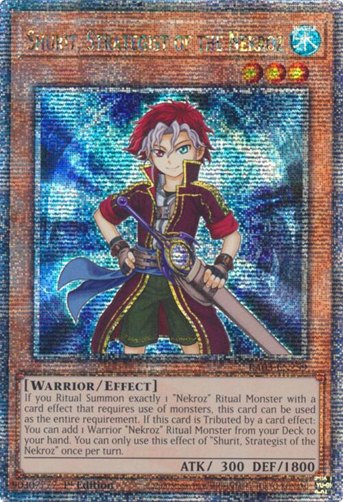 Shurit, Strategist of the Nekroz (Quarter Century Secret Rare) [RA03-EN259] Quarter Century Secret Rare | Black Swamp Games