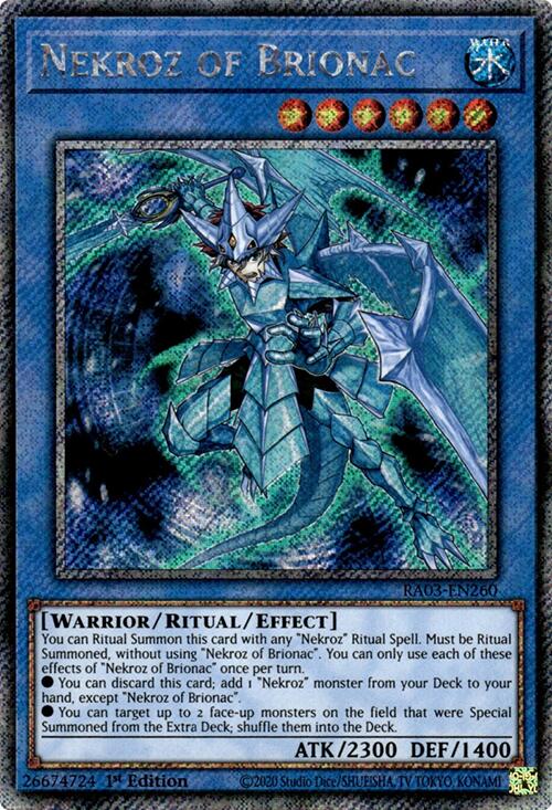 Nekroz of Brionac (Platinum Secret Rare) [RA03-EN260] Platinum Secret Rare | Black Swamp Games