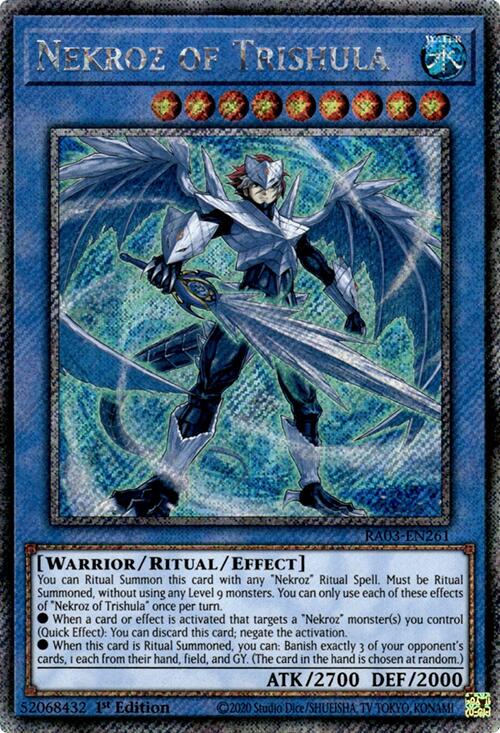 Nekroz of Trishula (Platinum Secret Rare) [RA03-EN261] Platinum Secret Rare | Black Swamp Games