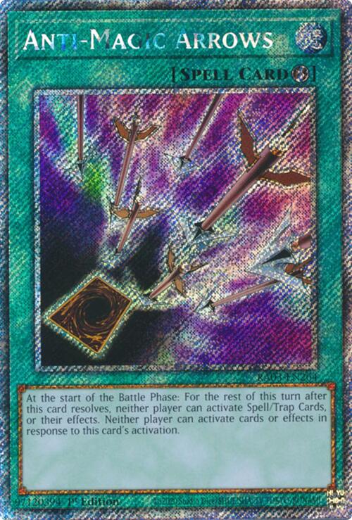 Anti-Magic Arrows (Platinum Secret Rare) [RA03-EN264] Platinum Secret Rare | Black Swamp Games