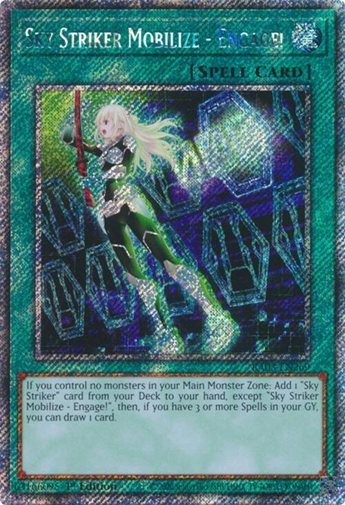 Sky Striker Mobilize - Engage! (Platinum Secret Rare) [RA03-EN269] Platinum Secret Rare | Black Swamp Games