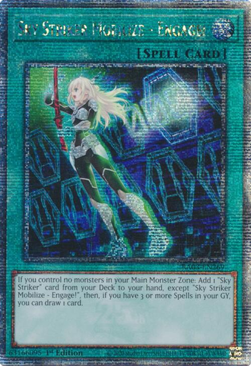 Sky Striker Mobilize - Engage! (Quarter Century Secret Rare) [RA03-EN269] Quarter Century Secret Rare | Black Swamp Games
