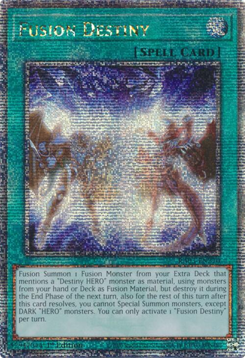 Fusion Destiny (Quarter Century Secret Rare) [RA03-EN270] Quarter Century Secret Rare | Black Swamp Games