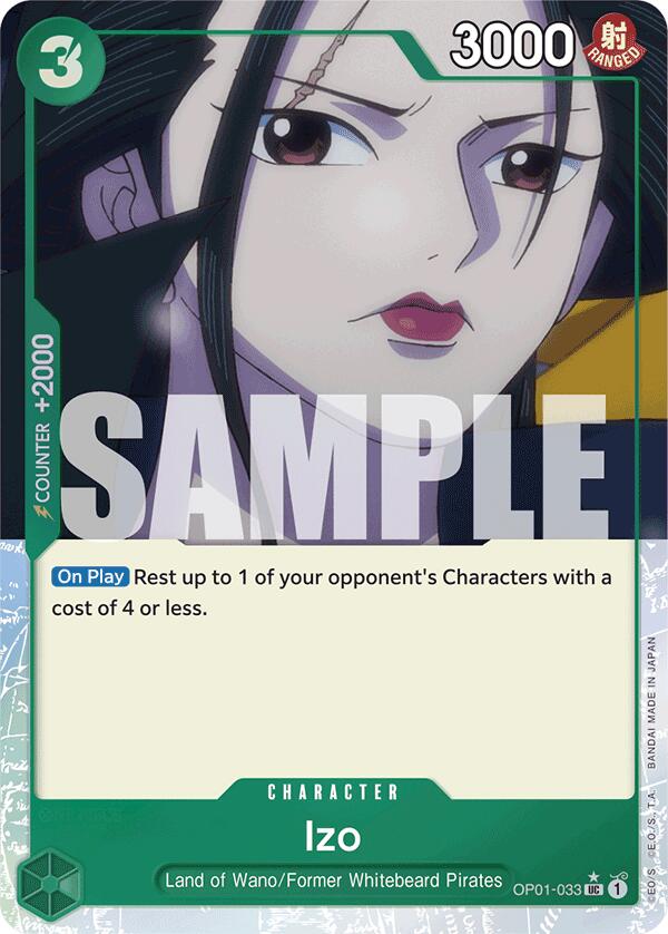 Izo (OP01-033) (Extended Art) [Premium Booster -The Best-] | Black Swamp Games