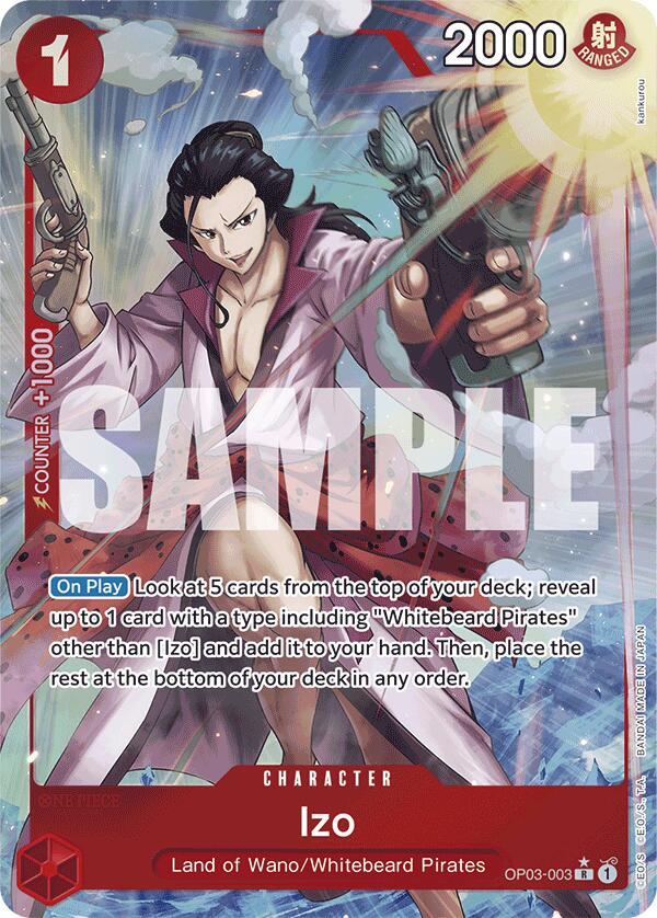 Izo (OP03-003) (Full Art) [Premium Booster -The Best-] | Black Swamp Games