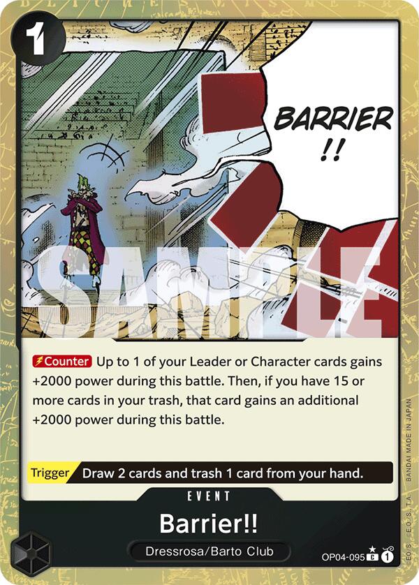 Barrier!! [Premium Booster] | Black Swamp Games