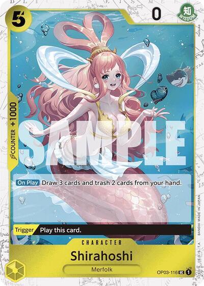 Shirahoshi (OP03-116) (Jolly Roger Foil) [Premium Booster -The Best-] | Black Swamp Games