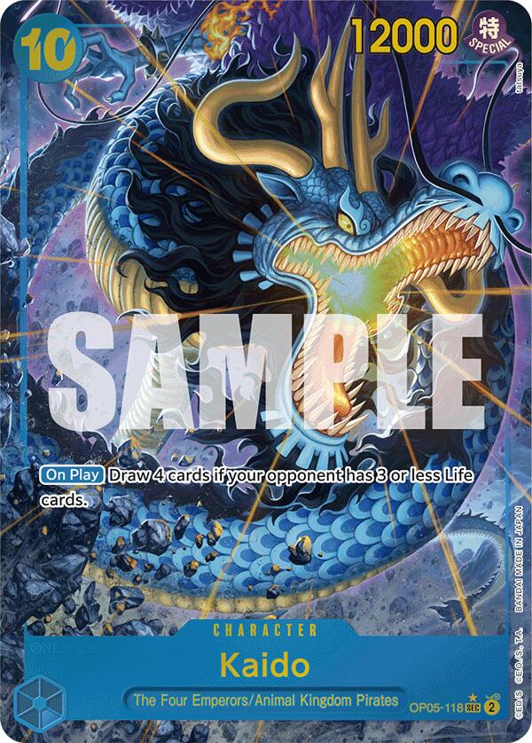 Kaido (OP05-118) (Alternate Art) [Premium Booster -The Best-] | Black Swamp Games