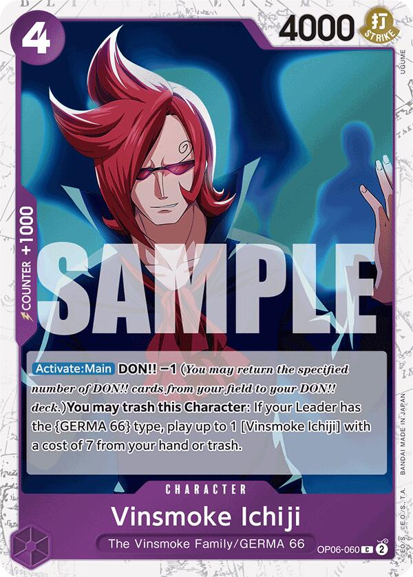 Vinsmoke Ichiji (OP06-060) (Jolly Roger Foil) [Premium Booster -The Best-] | Black Swamp Games