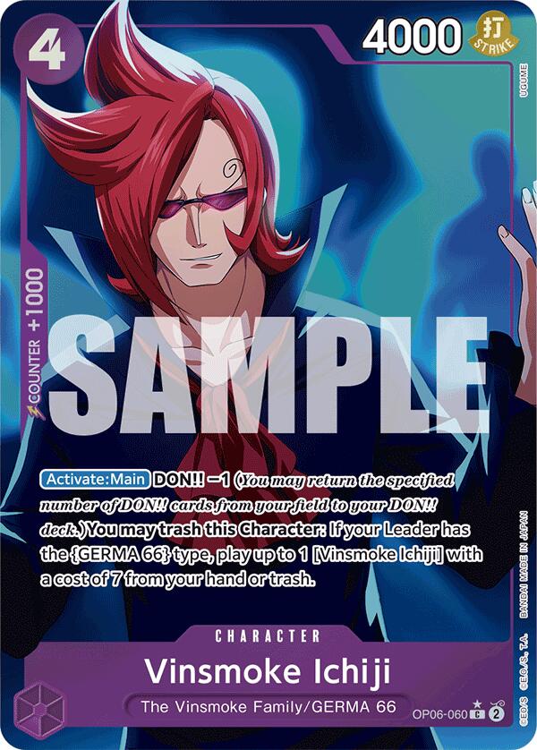 Vinsmoke Ichiji (OP06-060) (Full Art) [Premium Booster -The Best-] | Black Swamp Games