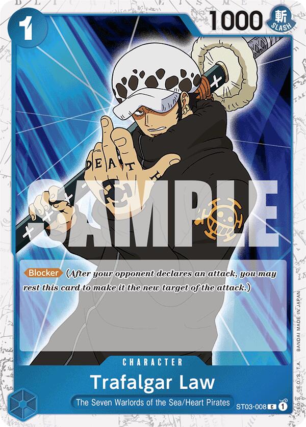 Trafalgar Law (ST03-008) (Jolly Roger Foil) [Premium Booster -The Best-] | Black Swamp Games