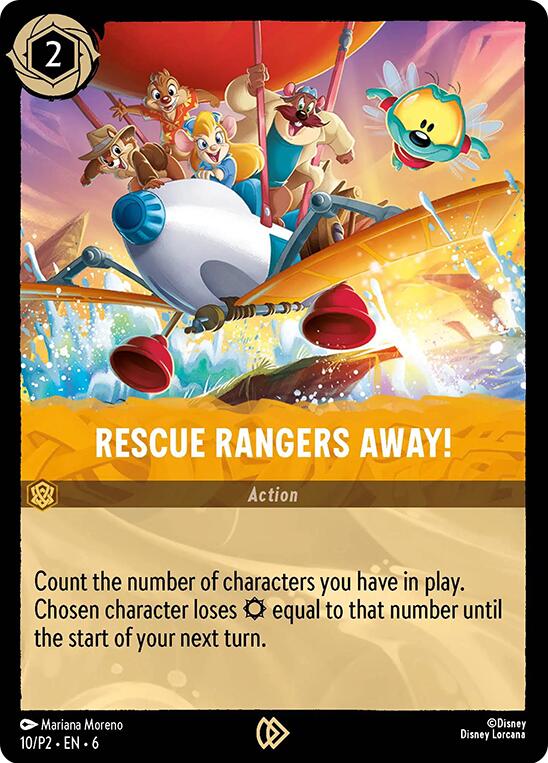 Rescue Rangers Away! (10/P2) [Promo Cards] | Black Swamp Games