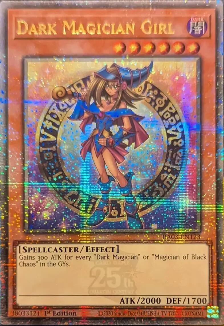 Dark Magician Girl (Quarter Century Secret Rare) (B) [RA03-EN123] Quarter Century Secret Rare | Black Swamp Games