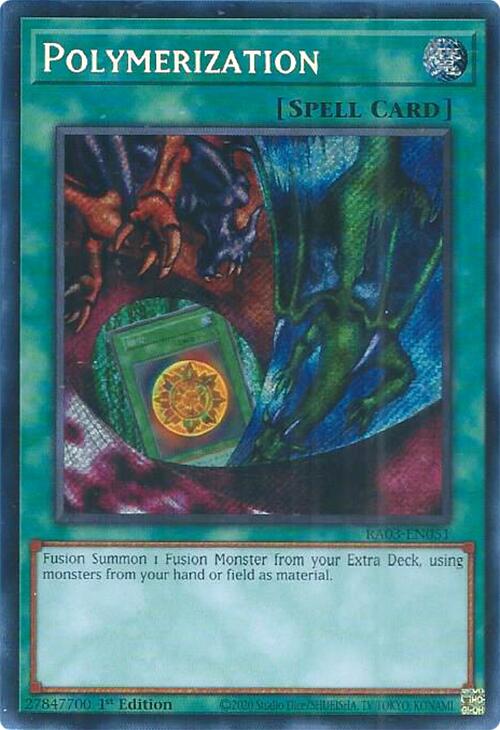 Polymerization (Alternate Art) (Secret Rare) [RA03-EN051] Secret Rare | Black Swamp Games