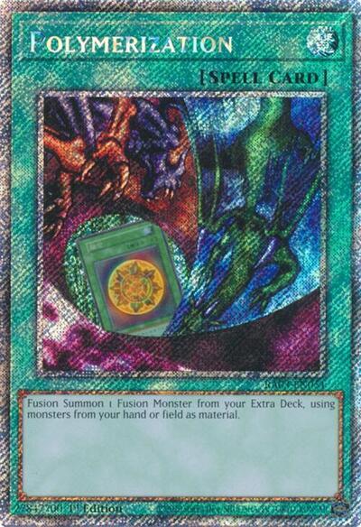 Polymerization (Alternate Art) (Platinum Secret Rare) [RA03-EN051] Platinum Secret Rare | Black Swamp Games