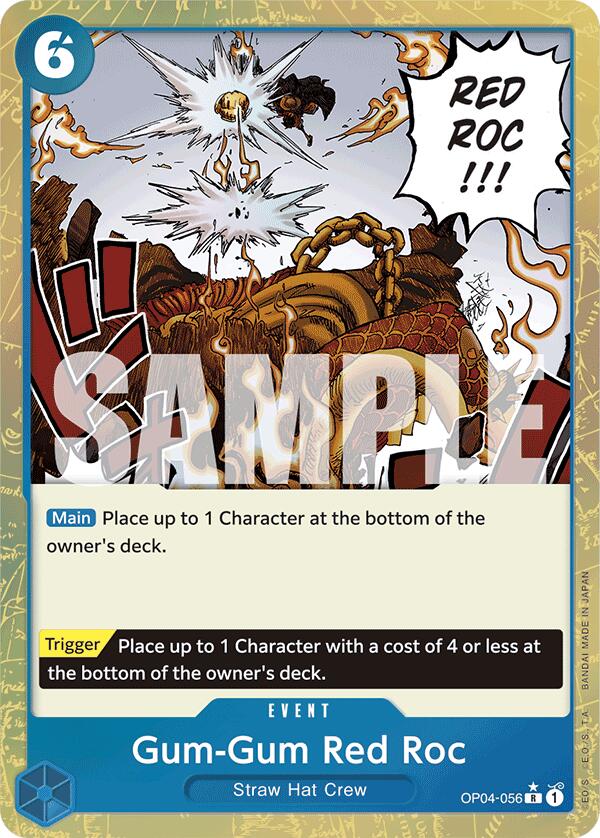 Gum-Gum Red Roc (Textured Foil) [Premium Booster -The Best-] | Black Swamp Games