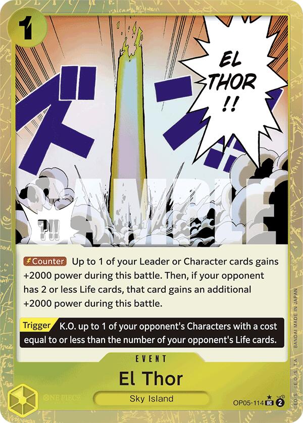 El Thor (Textured Foil) [Premium Booster -The Best-] | Black Swamp Games