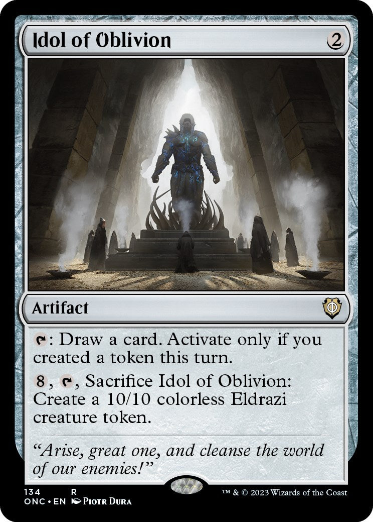 Idol of Oblivion [Phyrexia: All Will Be One Commander] | Black Swamp Games