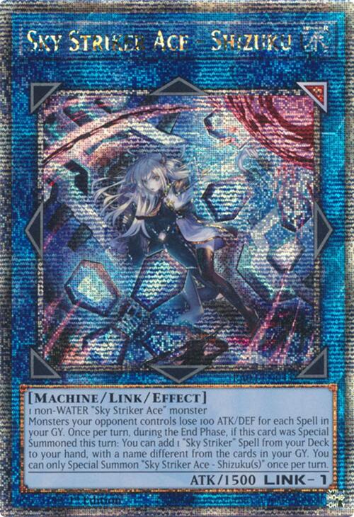 Sky Striker Ace - Shizuku (Alternate Art) (Quarter Century Secret Rare) [RA03-EN043] Quarter Century Secret Rare | Black Swamp Games