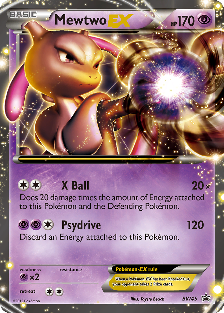Mewtwo EX (BW45) [Black & White: Black Star Promos] | Black Swamp Games