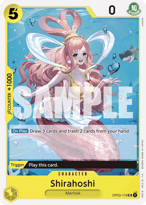 Shirahoshi (OP03-116) (Reprint) [Premium Booster -The Best-] | Black Swamp Games