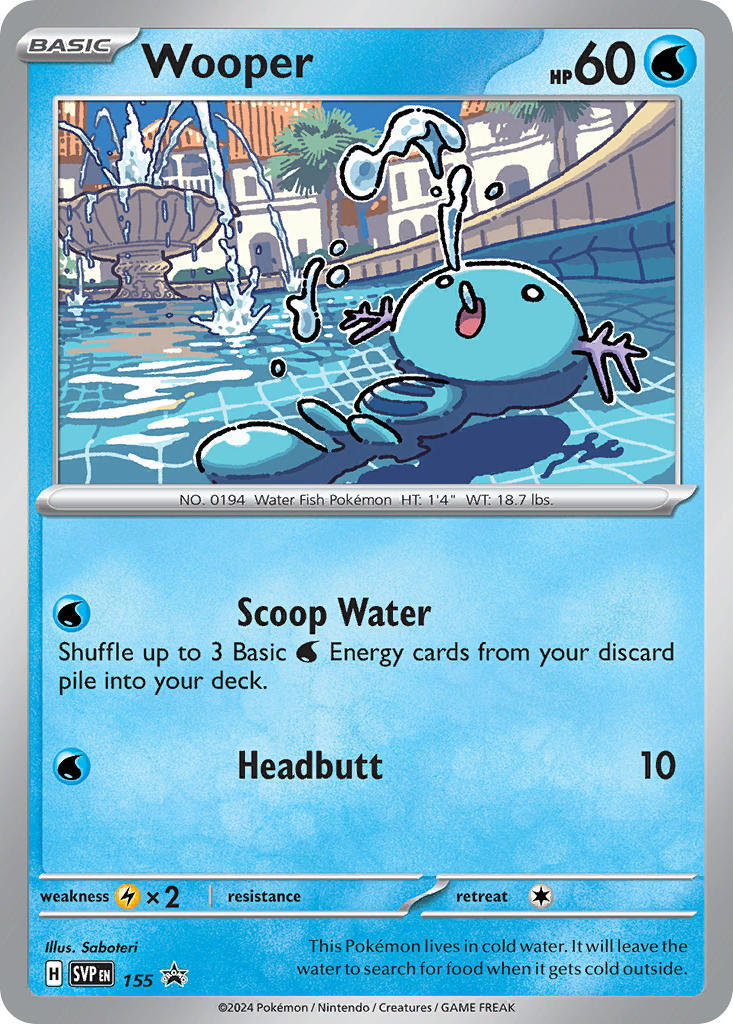 Wooper (155) [Scarlet & Violet: Black Star Promos] | Black Swamp Games