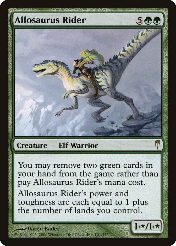 Allosaurus Rider [Coldsnap] | Black Swamp Games
