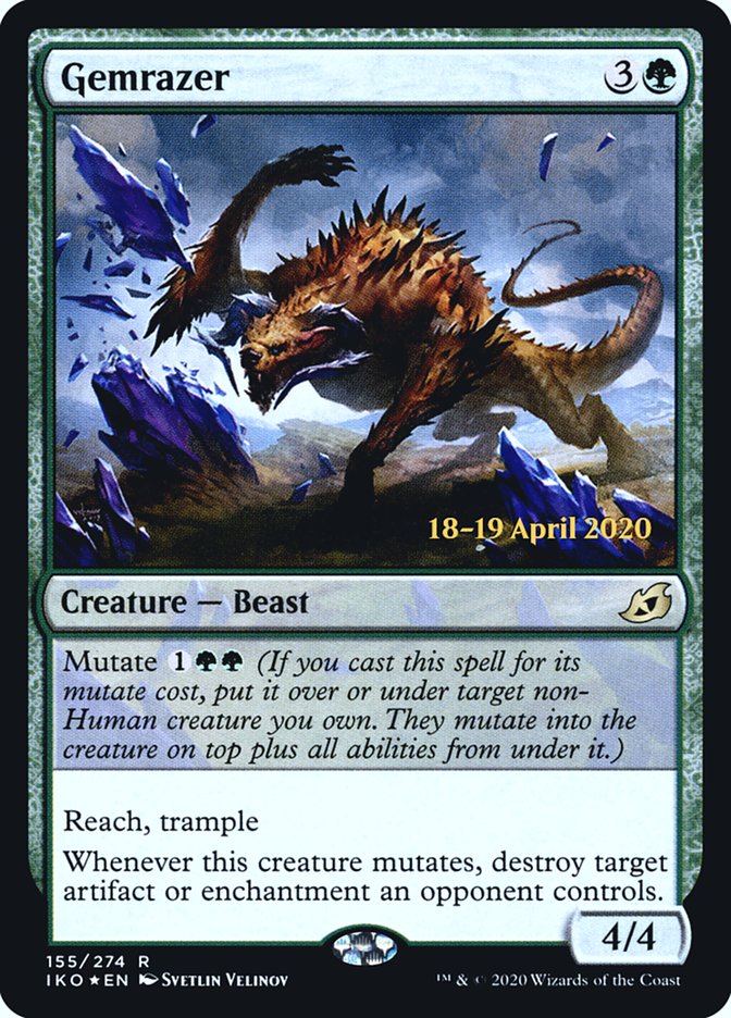 Gemrazer [Ikoria: Lair of Behemoths Prerelease Promos] | Black Swamp Games