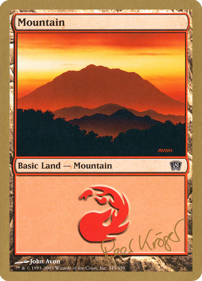 Mountain (pk345) (Peer Kroger) [World Championship Decks 2003] | Black Swamp Games