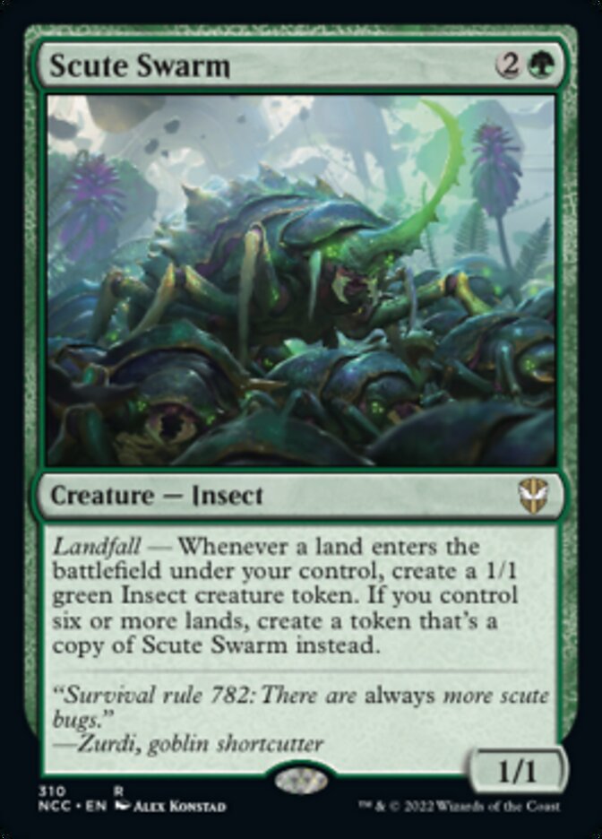 Scute Swarm [Streets of New Capenna Commander] | Black Swamp Games