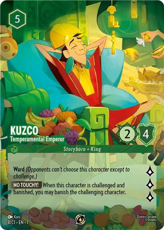 Kuzco - Temperamental Emperor (8) [Promo Cards] | Black Swamp Games