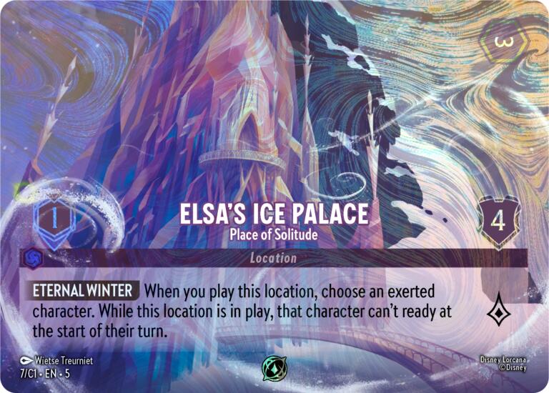 Elsa's Ice Palace - Place of Solitude (7) [Promo Cards] | Black Swamp Games