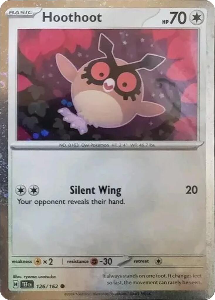 Hoothoot (126/162) (Cosmos Holo) [Scarlet & Violet Promo Cards] | Black Swamp Games