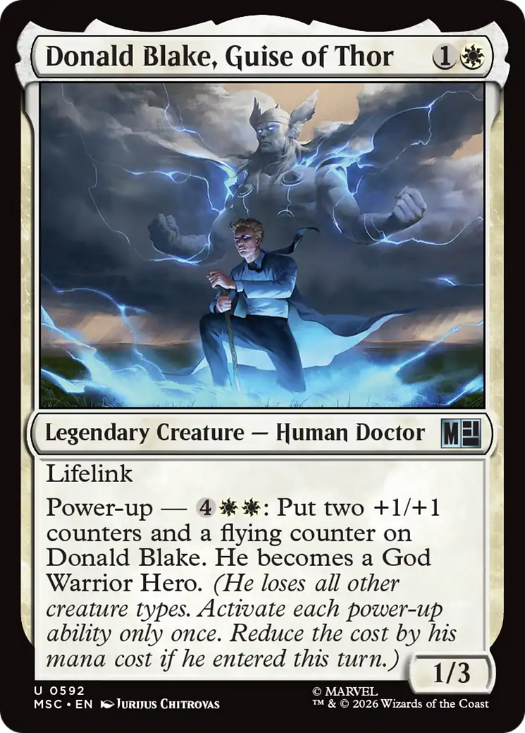 Donald Blake, Guise of Thor [Marvel Super Heroes Commander] | Black Swamp Games